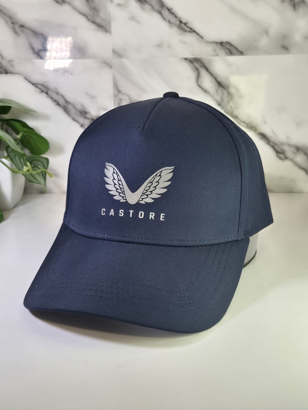 Castore Navy Logo Baseball Cap. Adjustable